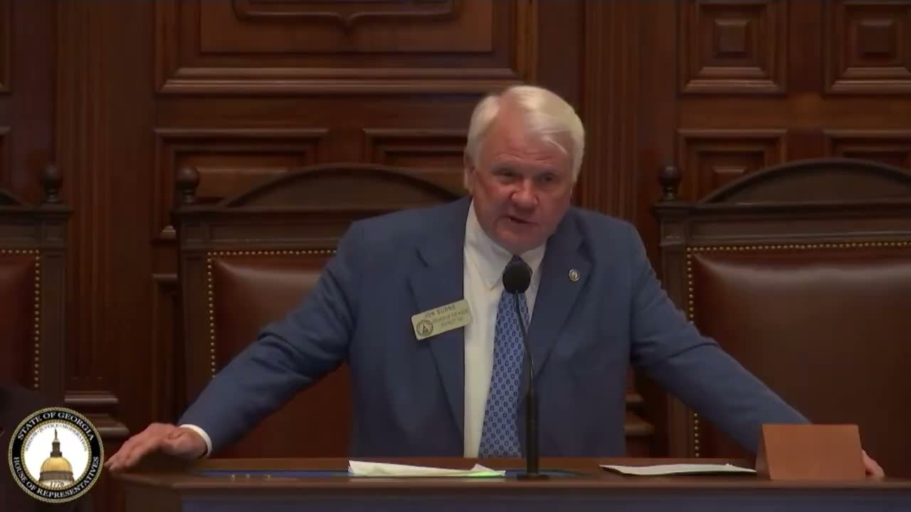 Representative Mac Jackson delivers invocation to Georgia House of Representatives