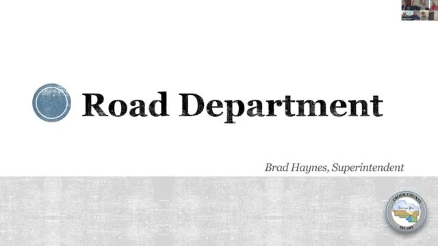 Roads director outlines bridge package and treatment plan as road PCI falls