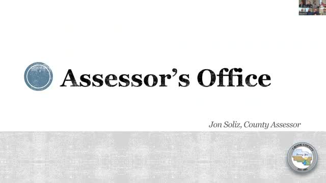 Assessor reports 6.2% countywide assessed‑value increase and active new‑construction inspections