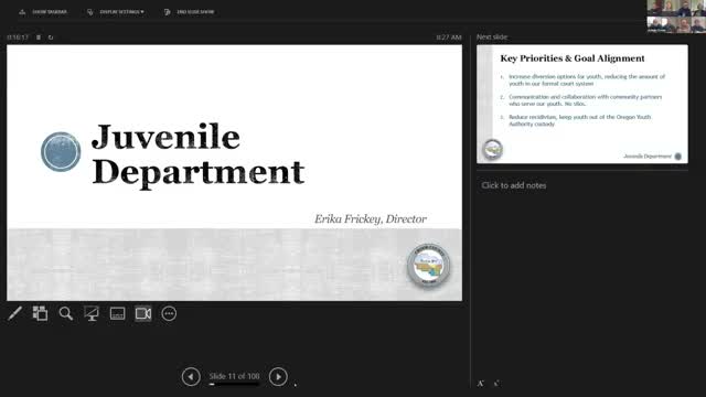 Juvenile department reports rise in diversions, expanded services funded by grants