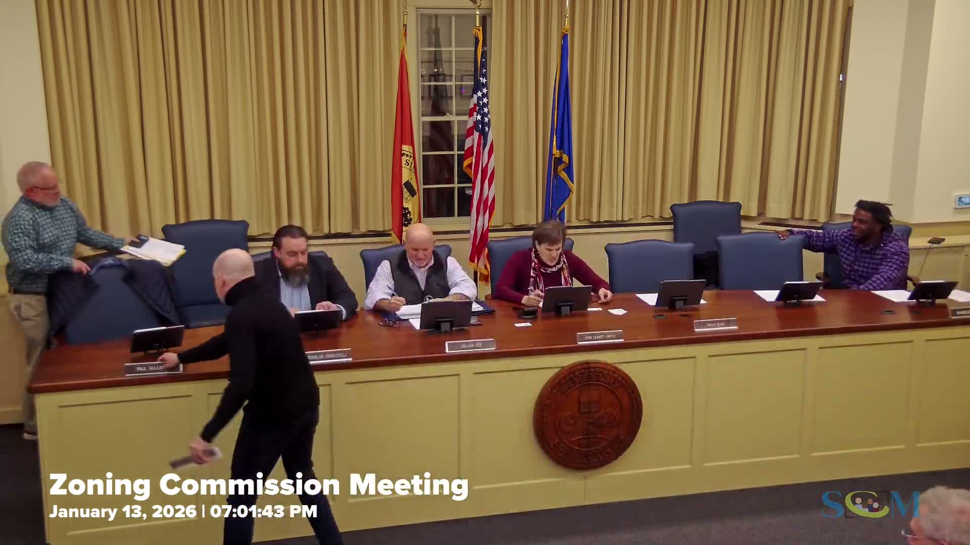 Planning commission seats alternate Paul Sullivan, amends agenda and names CRCOG alternate