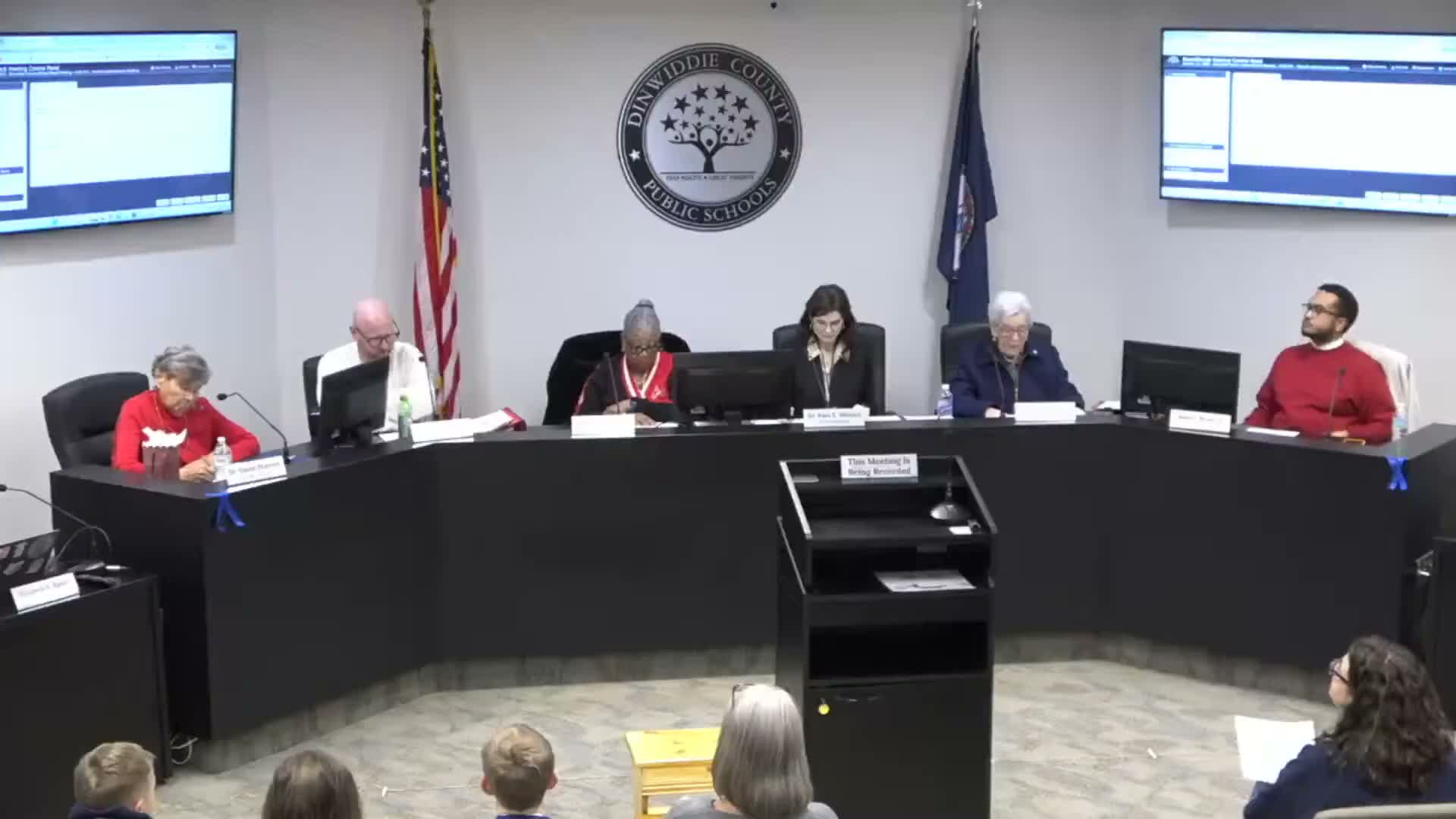 Dinwiddie board reappoints clerks, names designees and approves advisory lists