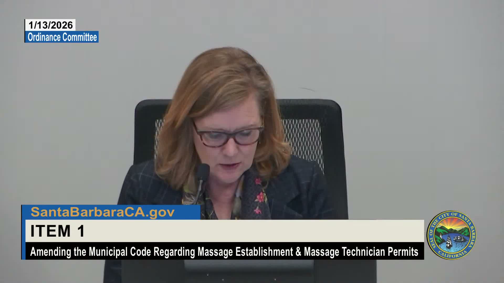 Ordinance committee sends Santa Barbara massage ordinance to council with outreach, not as-is