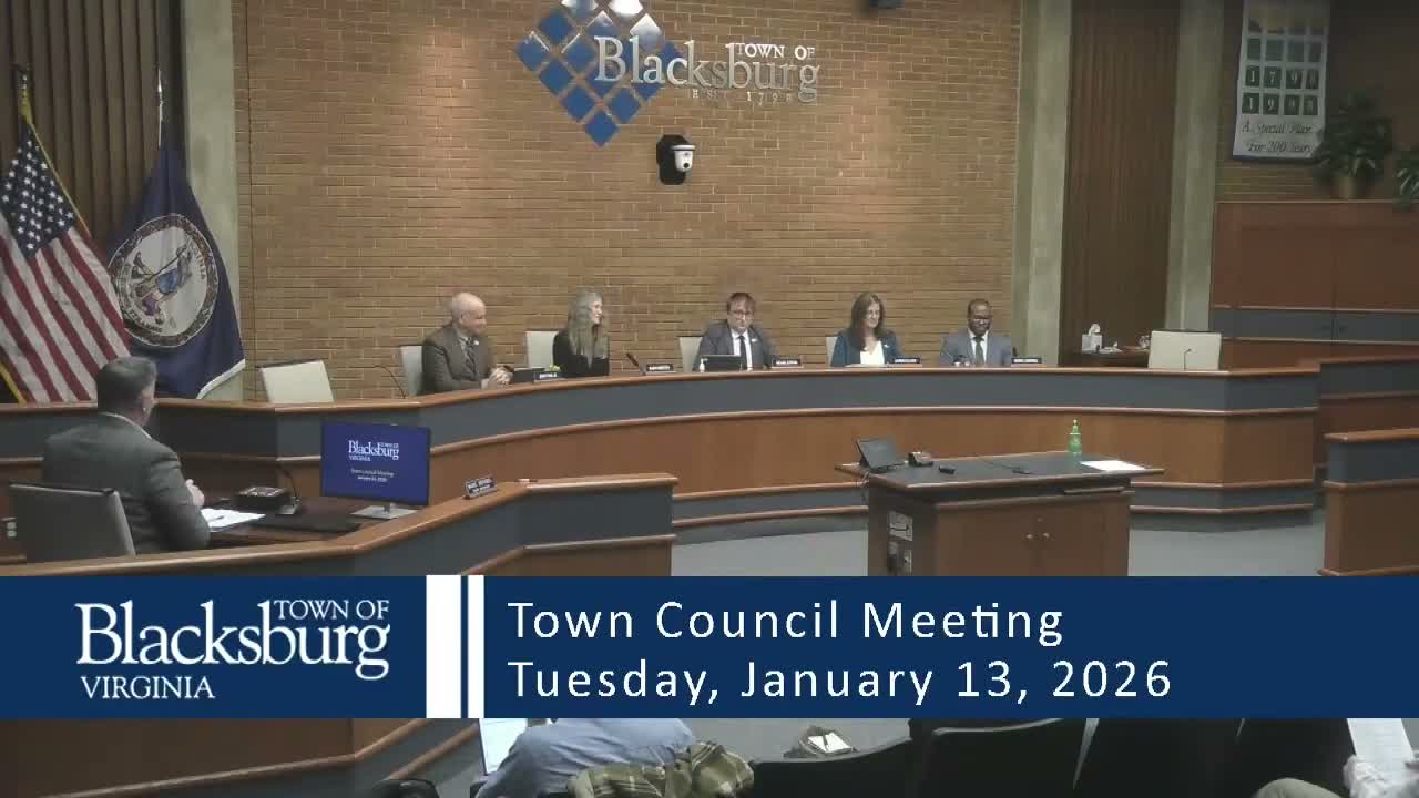 Blacksburg swears in mayor and council; new member marks historic milestone