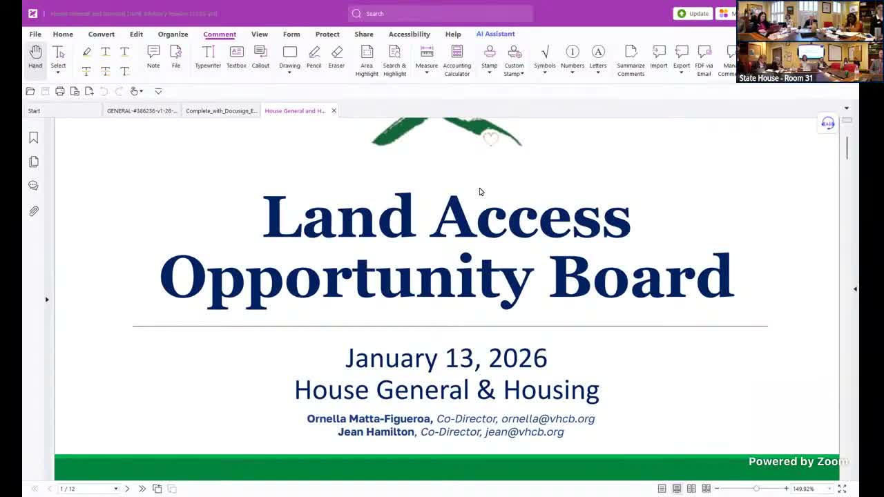 Land Access and Opportunity Board urges cautious rollout of Act 181, requests $3 million to launch programs