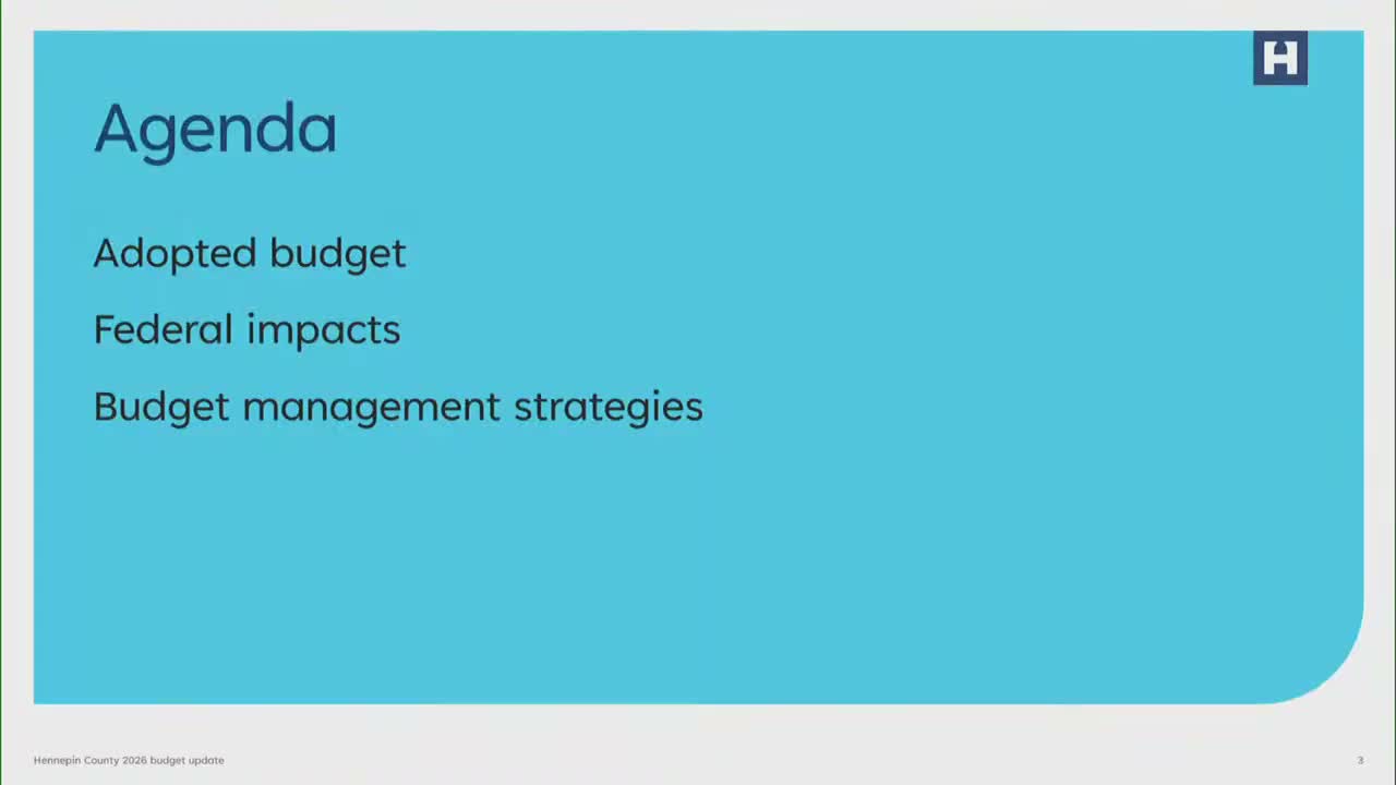 Hennepin County finance team warns federal funding cuts could deepen 2026 shortfalls