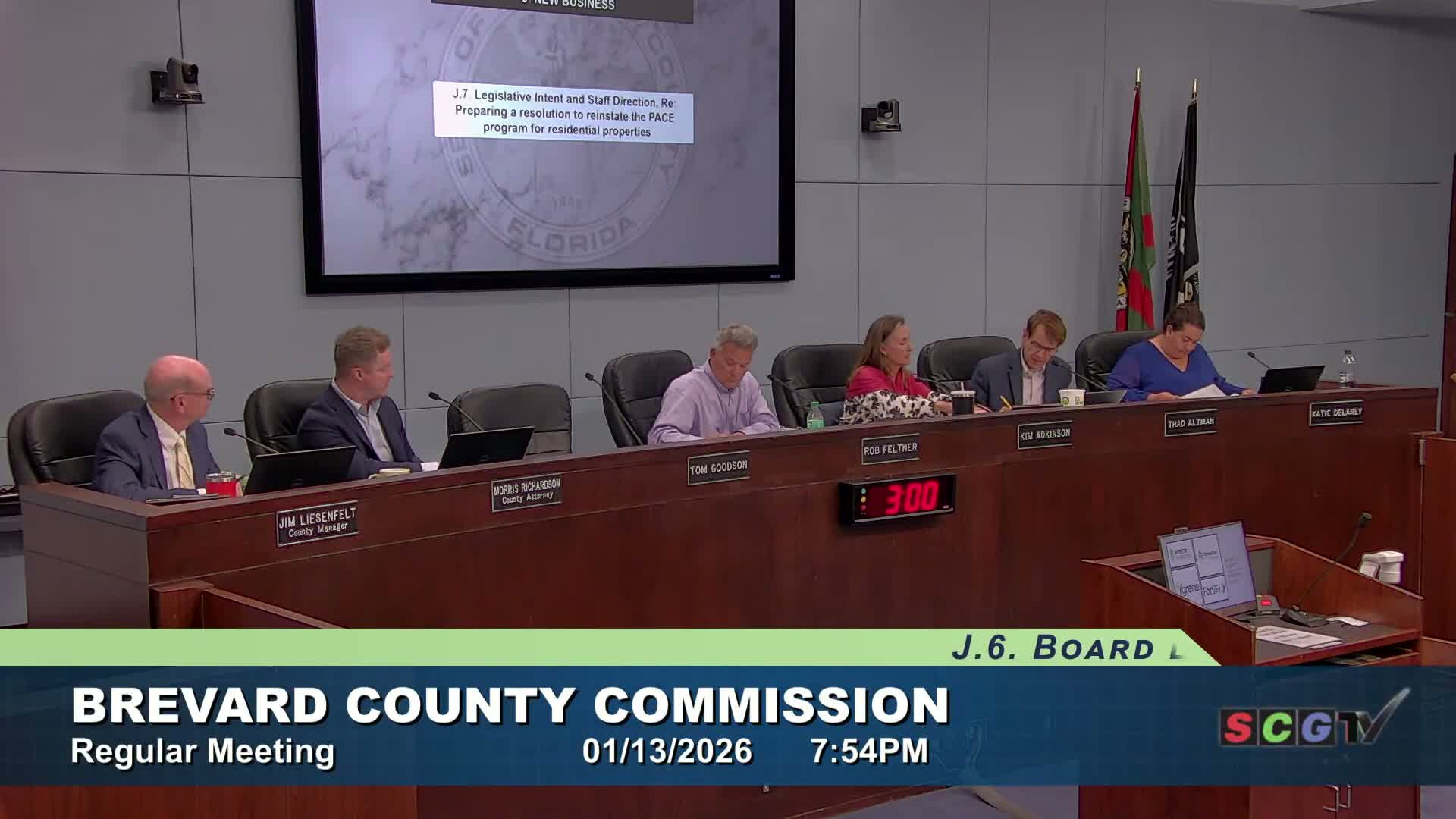 Brevard Commission asks staff to draft materials on residential PACE after mixed public testimony