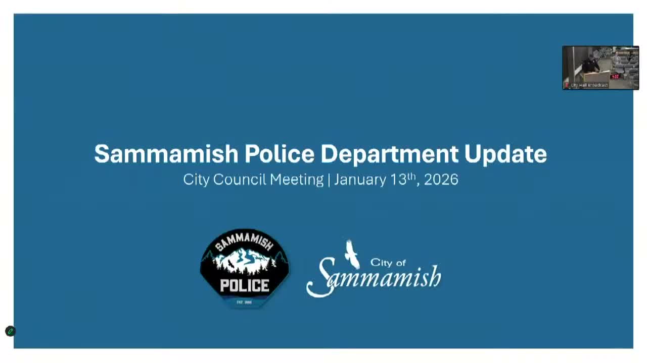 Police chief tells council Sammamish ranks top in state; highlights staffing, training and new canine