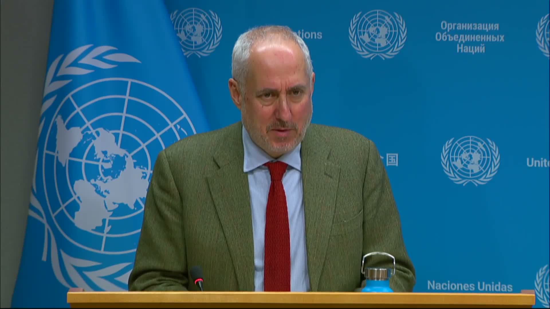 UN reiterates opposition to death penalty as reporters ask about alleged executions in Iran