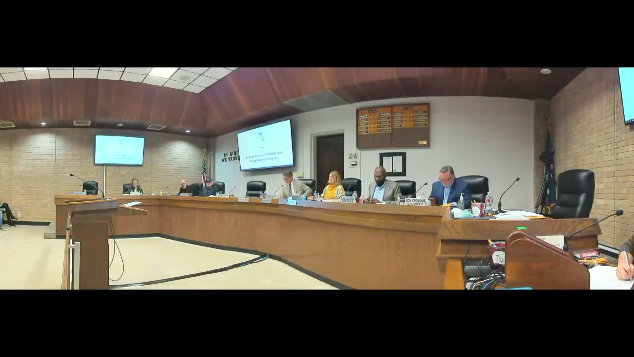 Dr. Clarence Robinson Jr. presents superintendent plan to Terrebonne Parish School Board; board reconvened by voice vote
