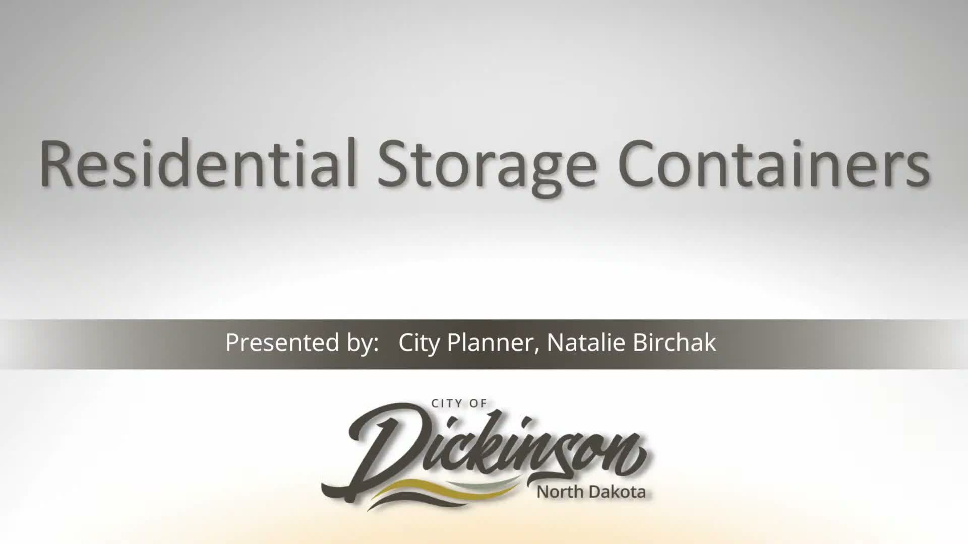 Commission considers limiting permanent shipping containers in residential zones