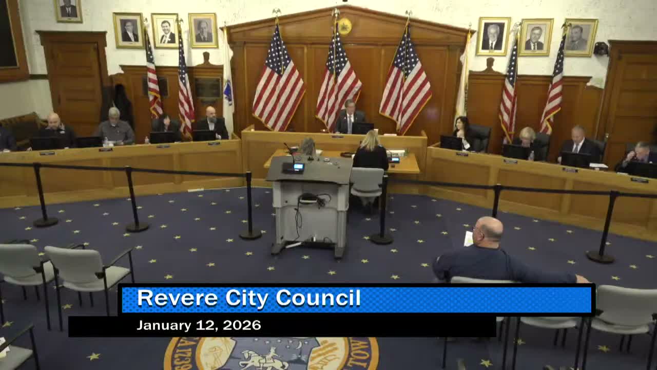 Council reviews quarterly Revere TV appropriation; finance says fees fund a pass-through account