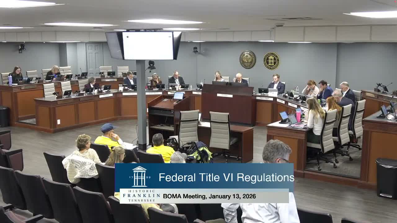 Franklin defers policy on infrastructure development districts after residents urge more study