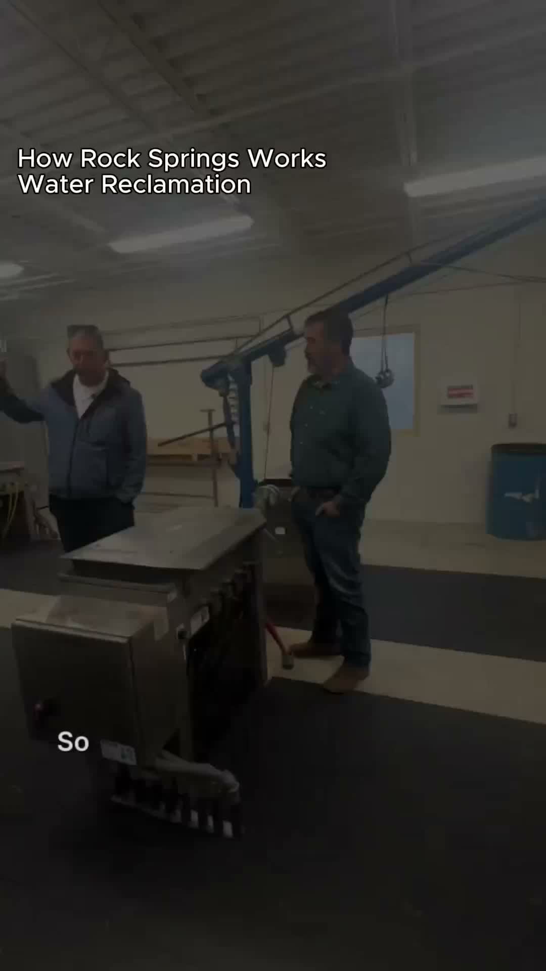 Presenter describes UV disinfection, warns ‘everybody lives downstream’