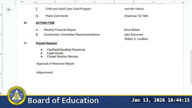 District reports $211,132.47 estimate for Shining Stars CACFP award and enrollment breakdown