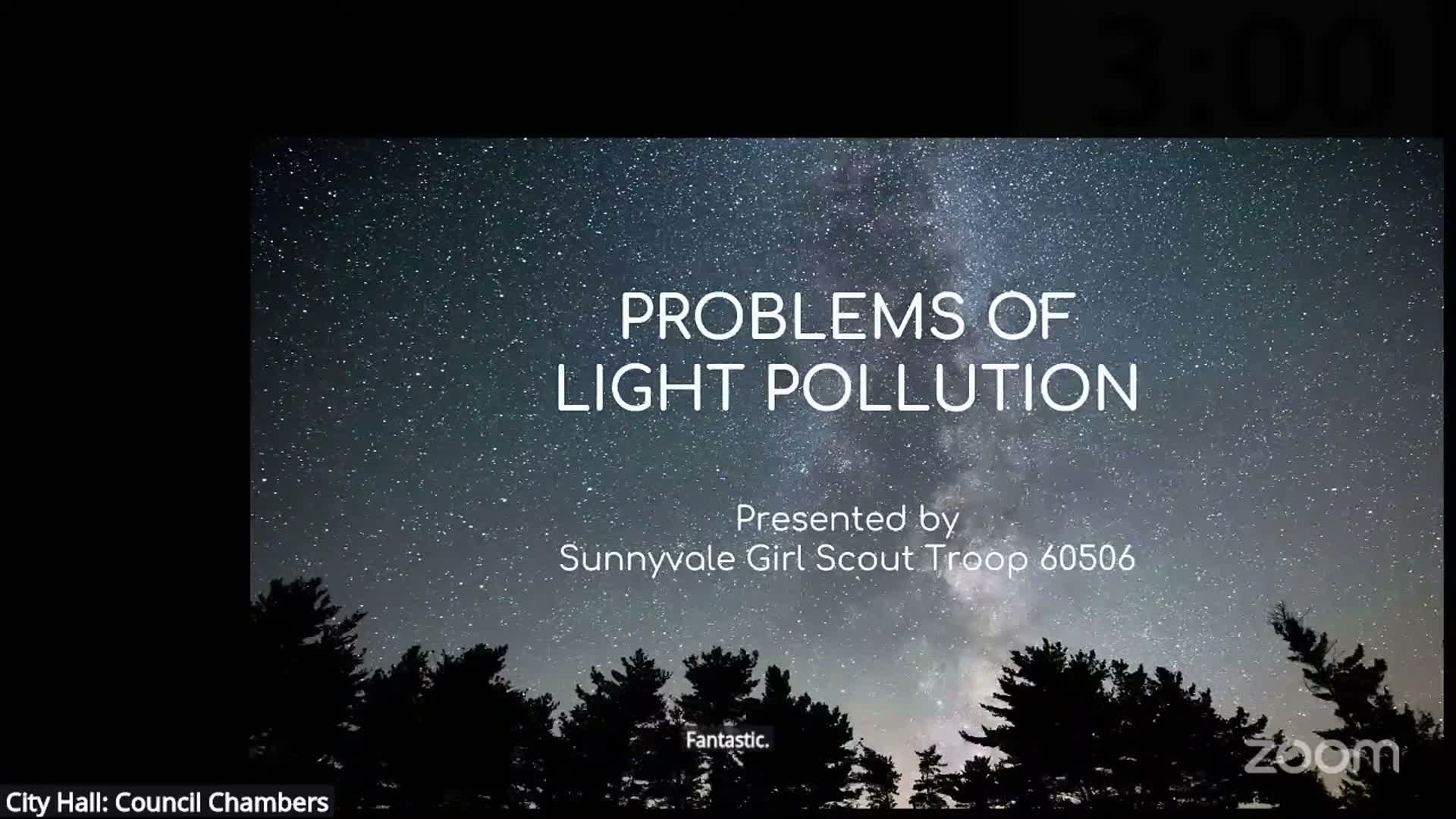 Girl Scouts, bird advocates and Sierra Club urge Sunnyvale to pursue dark-sky ordinance