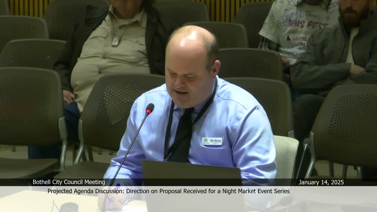 Council directs staff to negotiate North Shore Nights night‑market contract after mixed feedback on scale and schedule