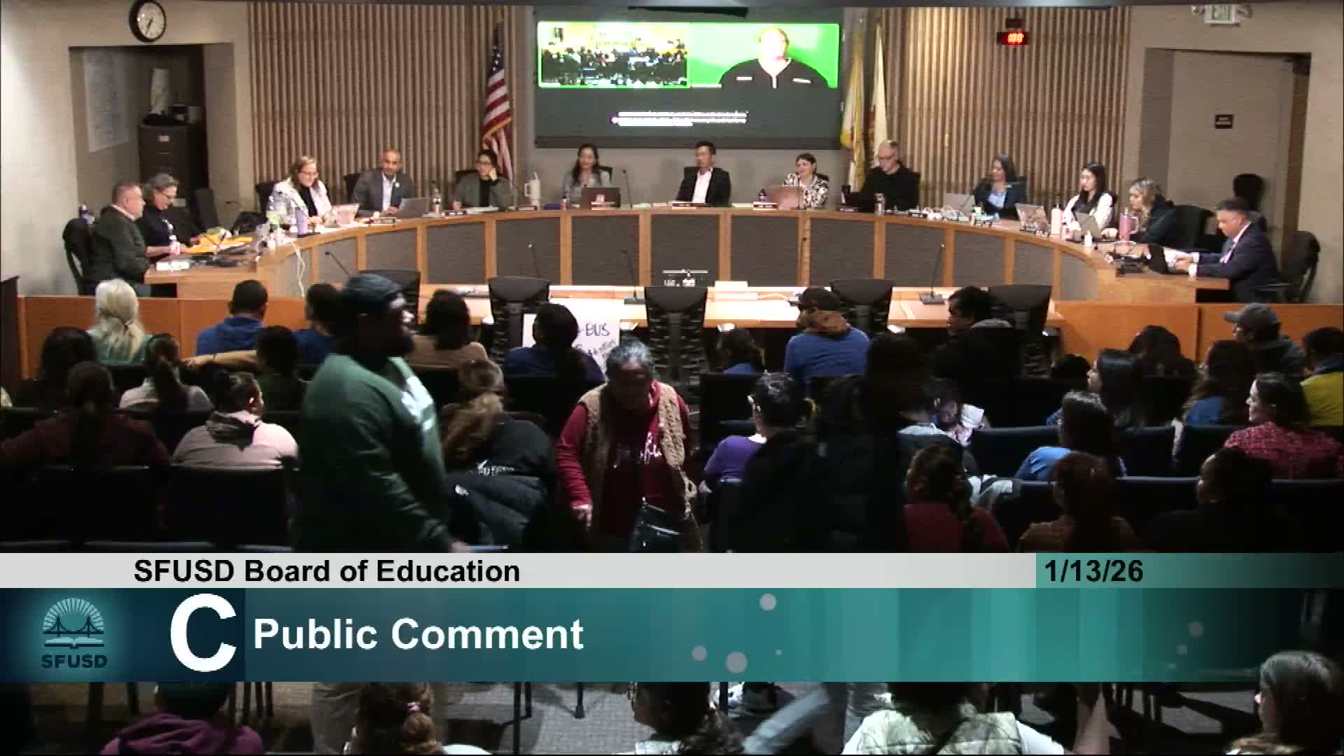 Students, teachers and parents urge San Francisco school board to rescind staffing cuts; superintendent outlines adjustments and next steps