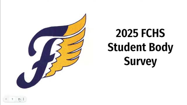 Student liaison presents survey; board honors teachers and staff of the year