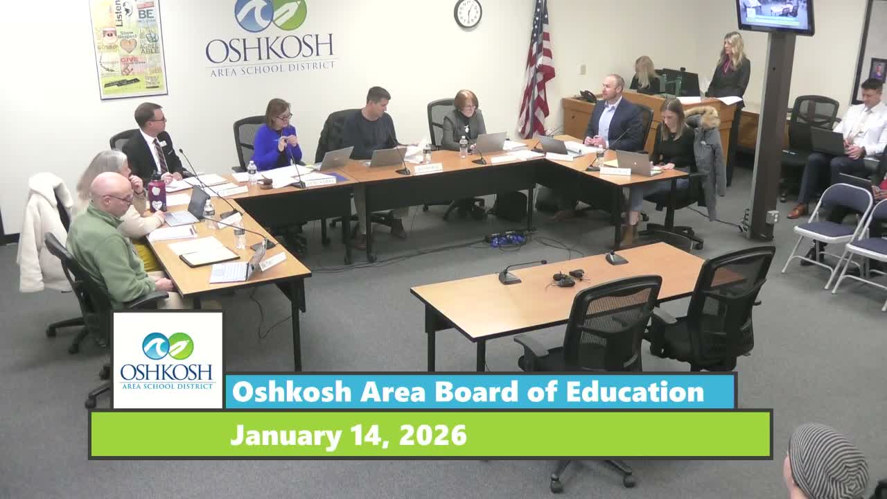 Oshkosh board adopts revised public-forum policy to clarify speaker priorities