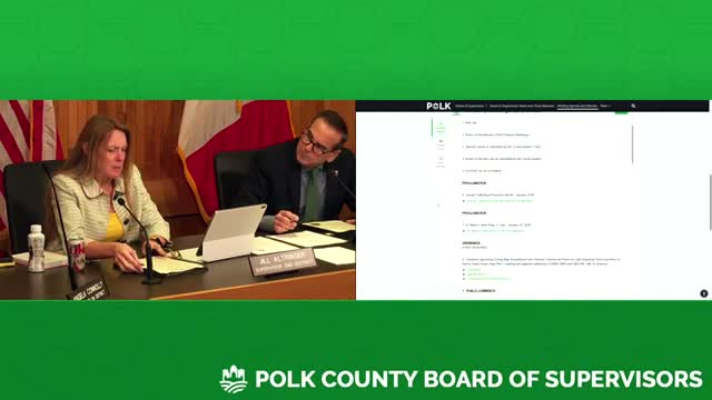 Supervisors approve multiple resolutions, grants and routine permits; community development awards include Alano Society