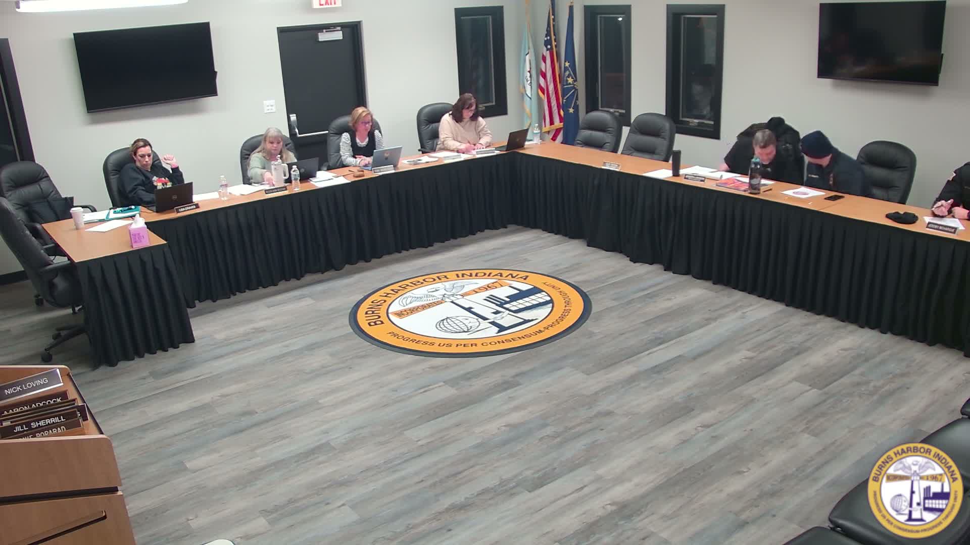 Burns Harbor council moves to pursue collections on long‑running unsafe property at 1182 Salt Creek Road