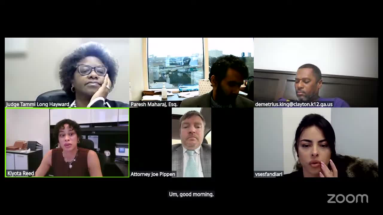 Court to rule on motion to dismiss in Hogan slip‑and‑fall suit against Clayton County