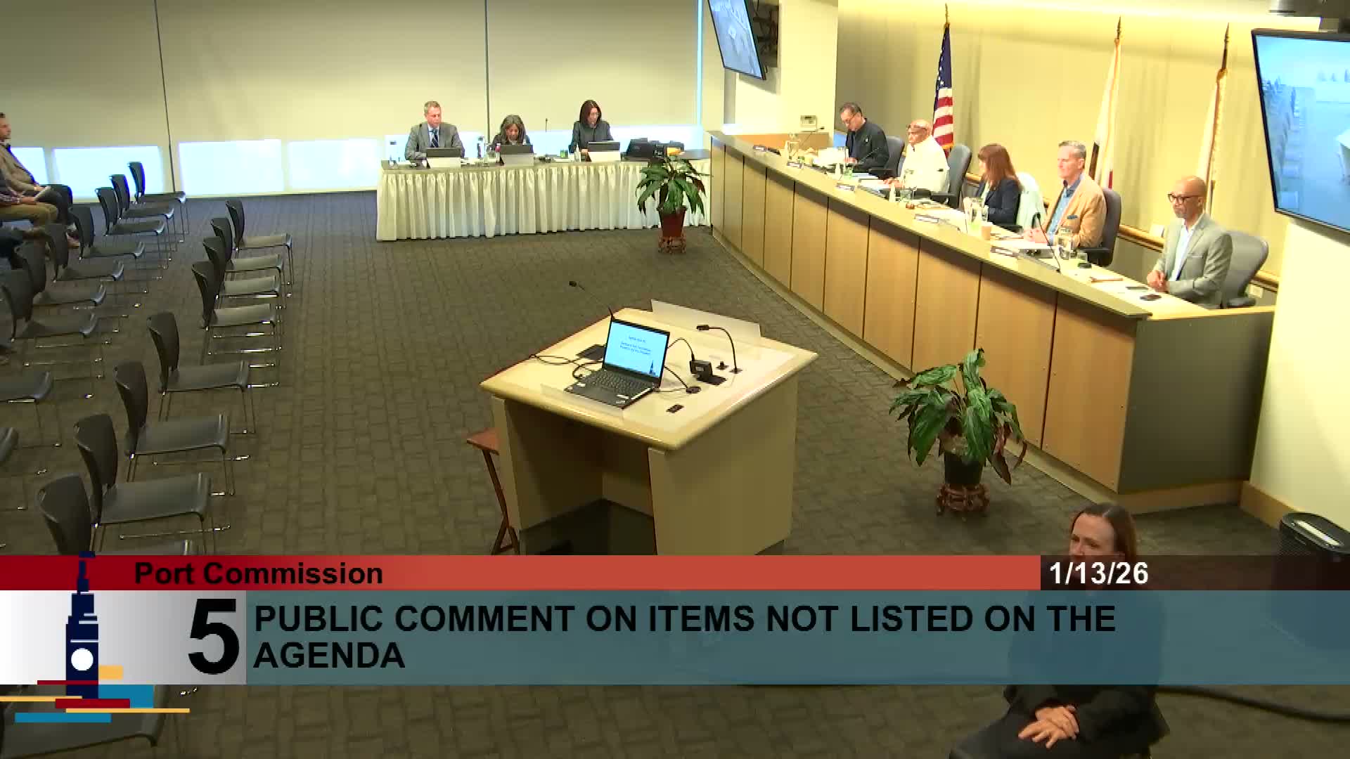 Gail Gilman re‑elected Port Commission president; Michael Martin delivers broad report, consent calendar adopted