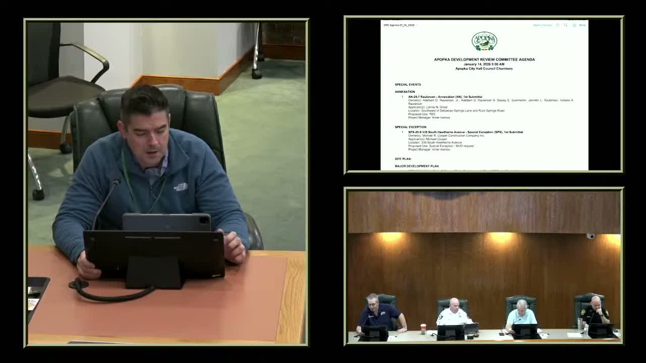 DRC reviews annexation of 3.45-acre parcel at 2104 Roxburgh Road