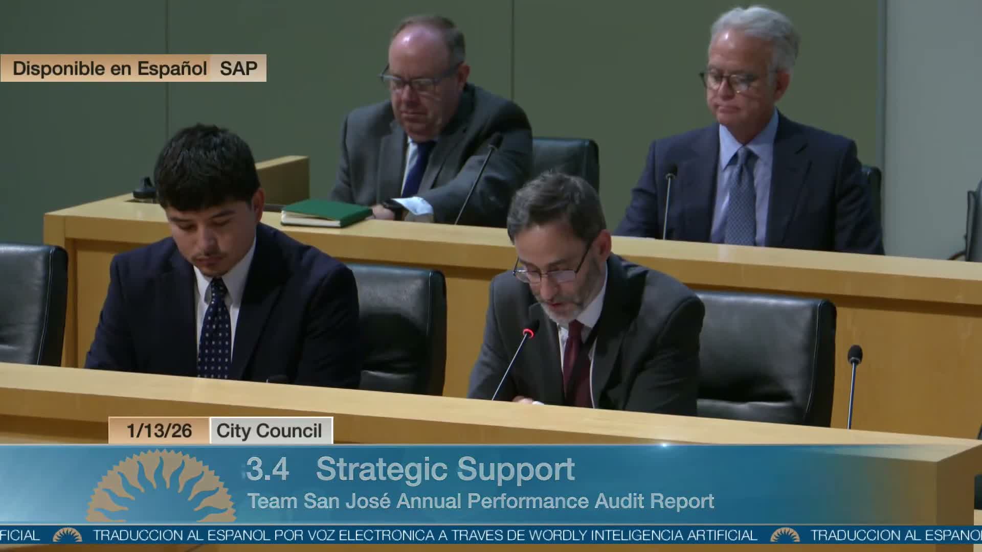 Concejo aprueba programa legislativo 2026 y respalda HR 630; auditoría muestra que Team San José cumplió objetivos