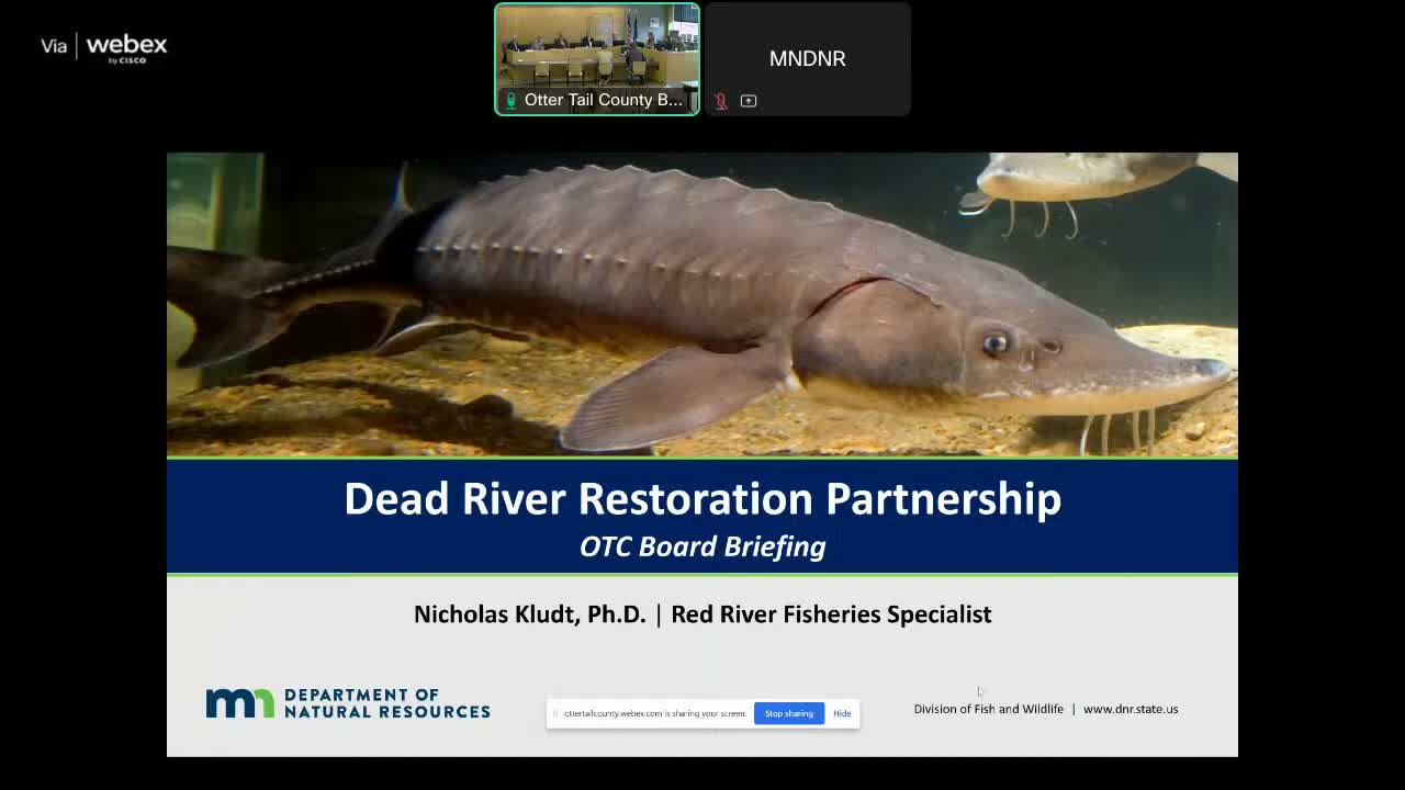 DNR signs $20,000 JPA with Otter Tail County to design Dead River fish‑passage fixes