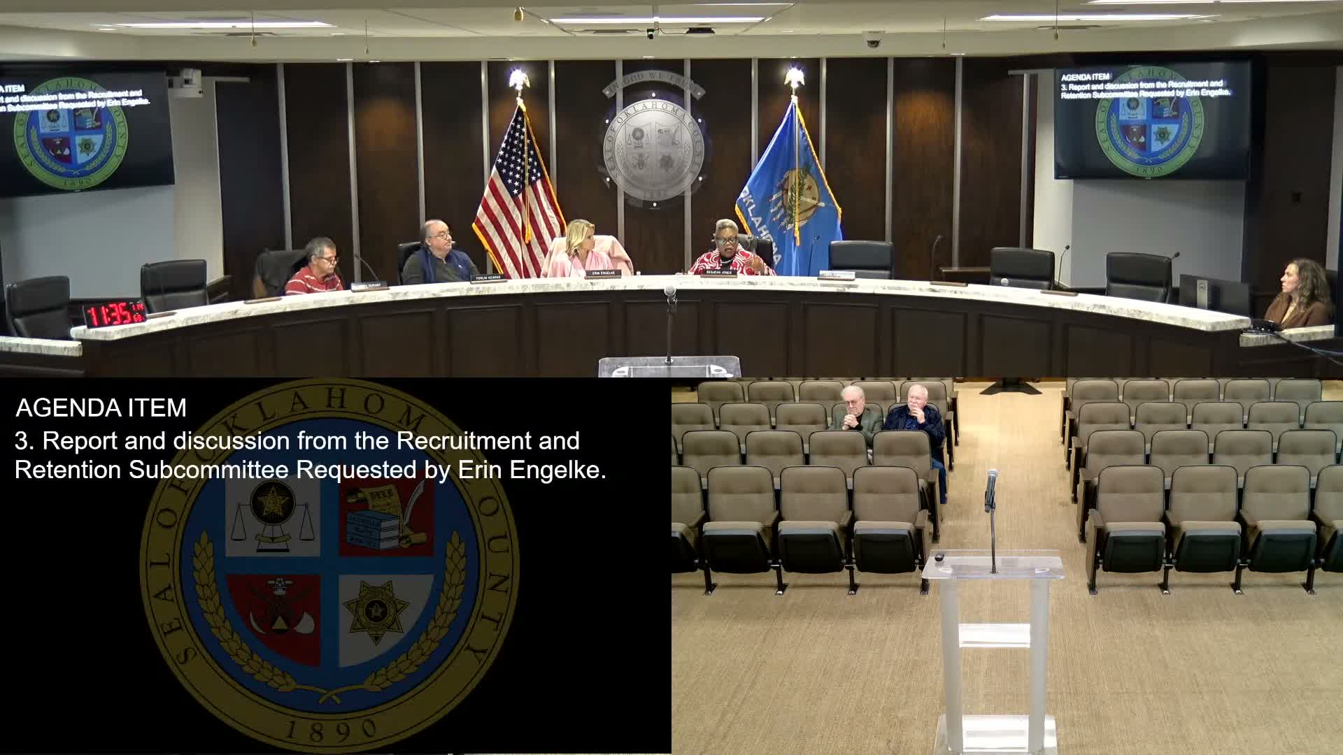 Citizens Advisory Board dissolves three subcommittees and discusses a state bill to ease jail transfers