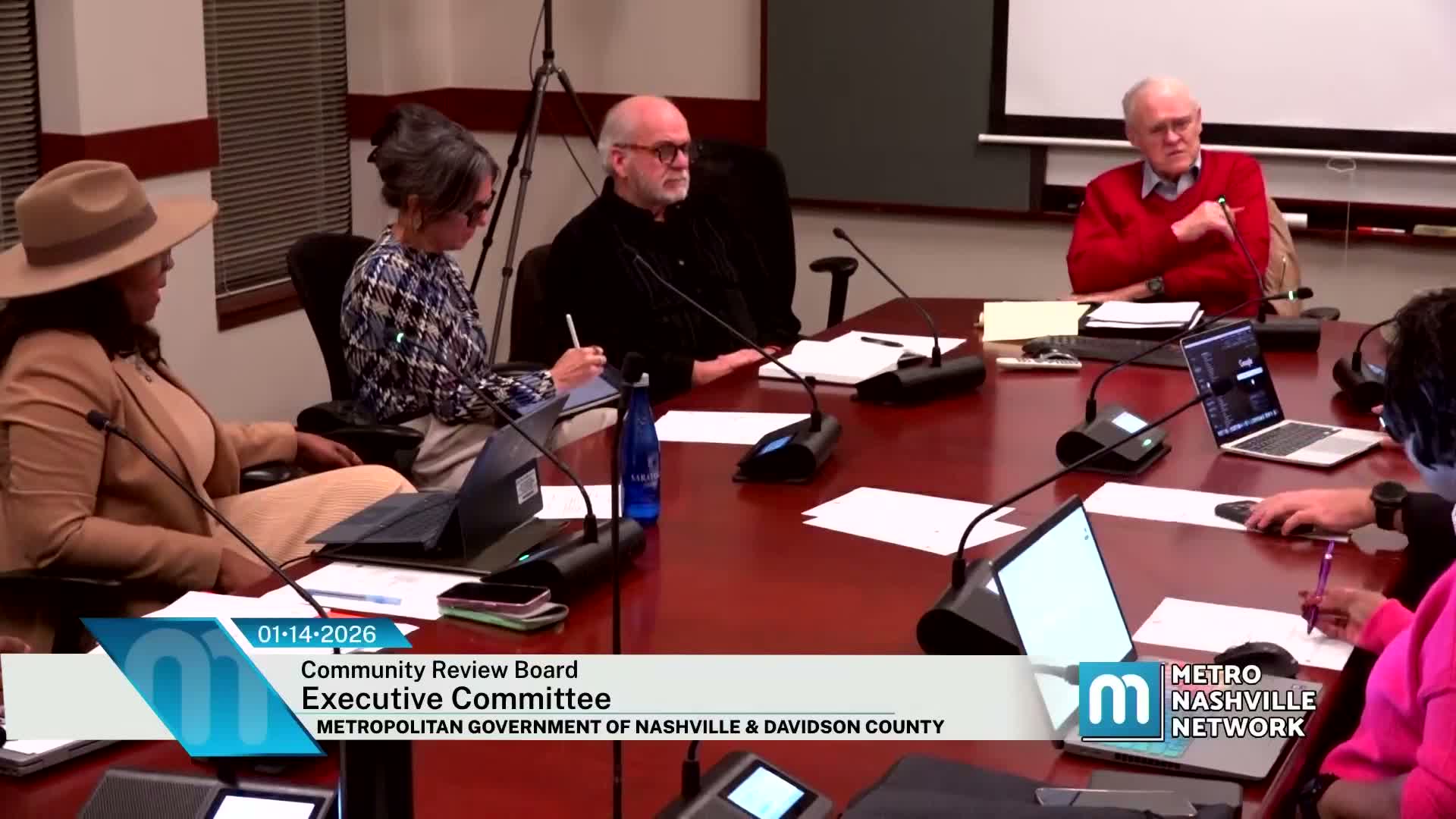 Review board to seek Hub Nashville reclassification and authorizes cost study for memorial benches