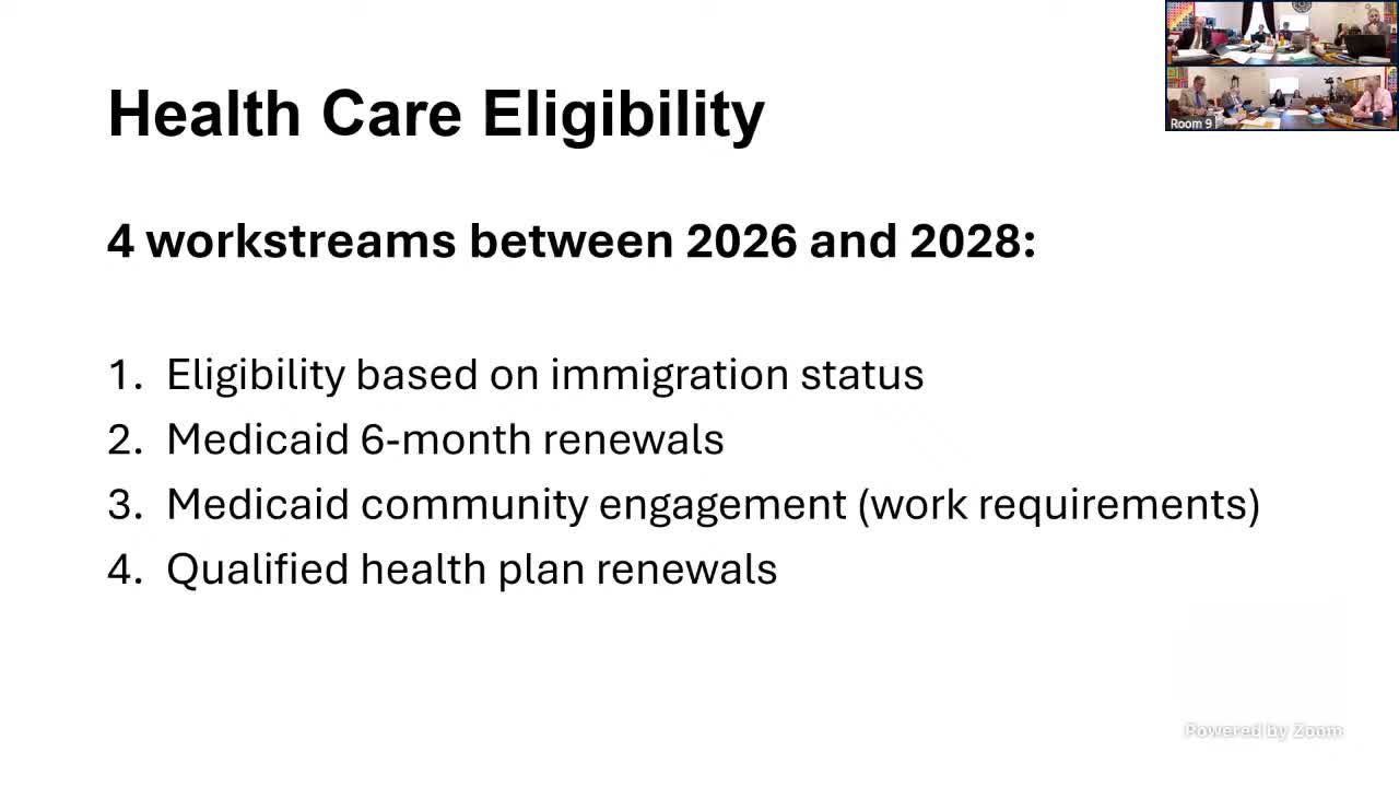 AHS: HR 1 will tighten eligibility, double renewal work and add 80‑hour monthly work rules for expansion enrollees