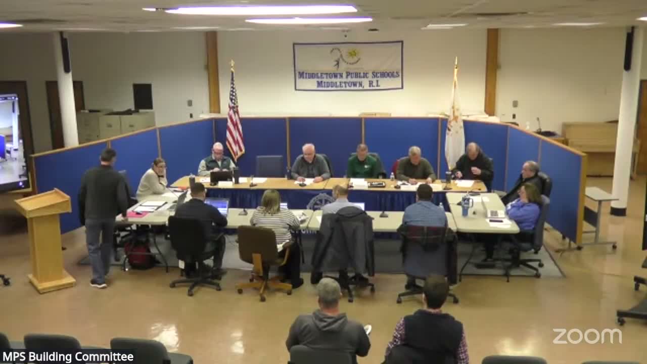 Owner's rep reports steady progress on Middletown middle–high school; crane near‑miss investigated