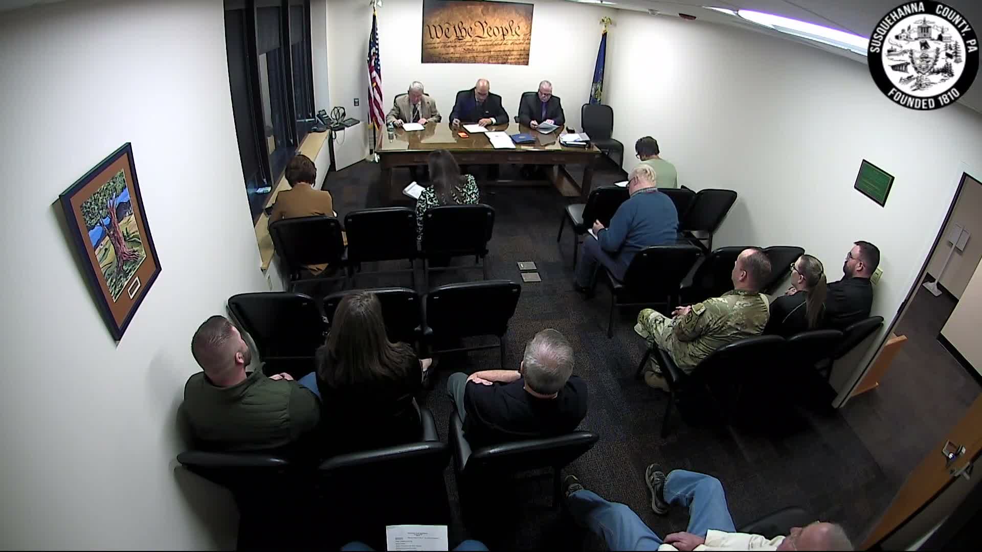 Susquehanna County commissioners approve demolition fund ordinance and routine business