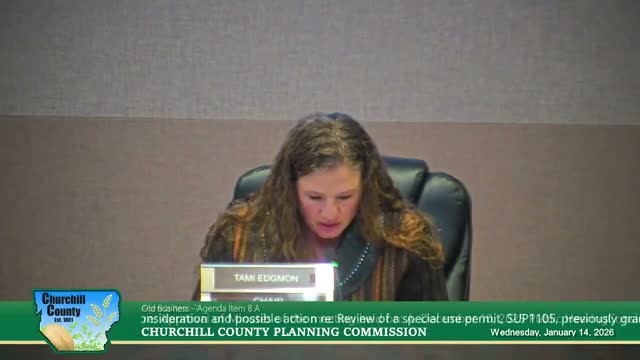 Churchill County Planning Commission approves two parcel maps, stops revocation for home-based business