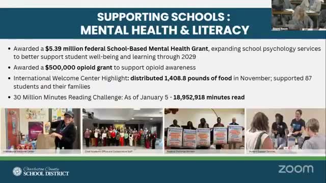 CCSD superintendent highlights AP recognition, new schools and $5.5 million mental‑health grant in midyear report