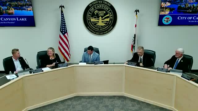 Canyon Lake council approves staffing, CIP and a one-time change to city manager deferred-compensation match