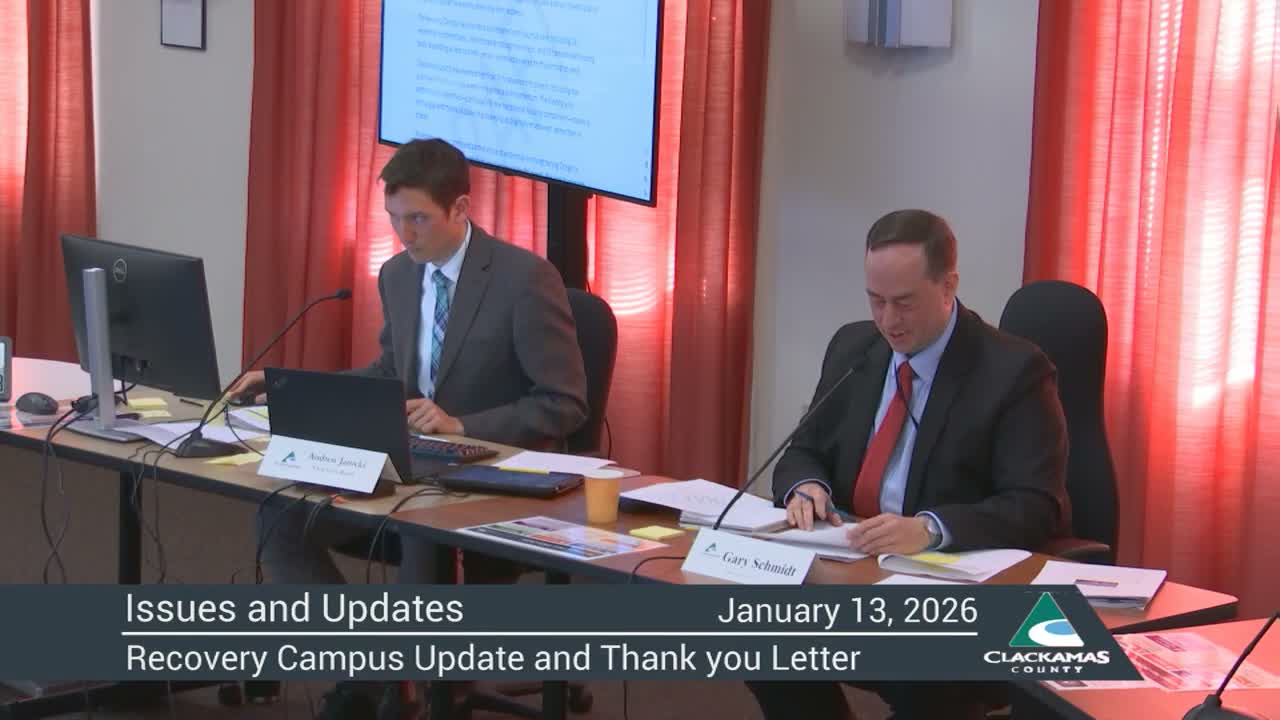 Clackamas County to submit local behavioral health plan after negotiating OHA agreement worth $18.1M