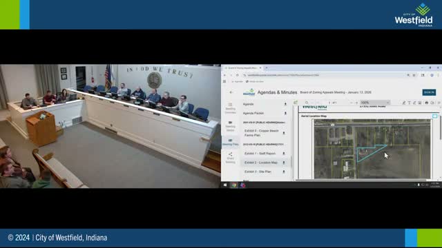 Board approves variance for attached addition at 17531 Joliet Road, noting legal drain constraints