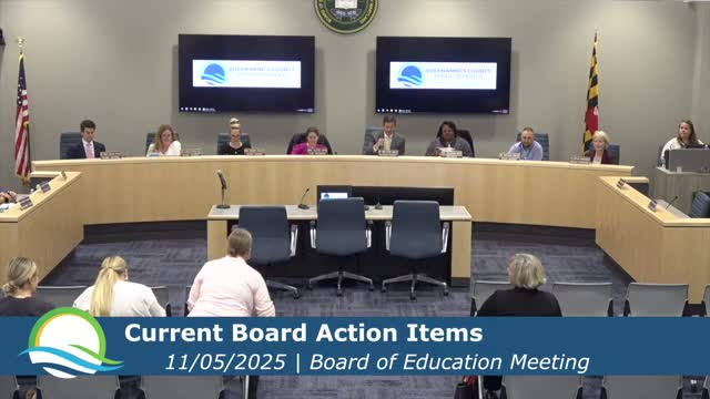 Queen Anne's County board approves student trip, new courses and multiple contracts