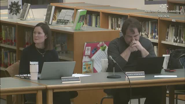 Residents ask Holliston School Committee to add DEI‑focused reviewer to superintendent screening team
