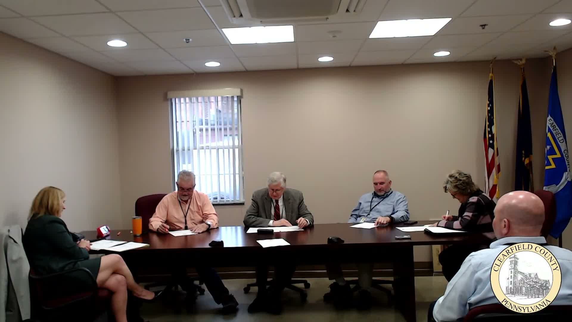 Clearfield County commissioners approve about $7.64 million in payments, confirm personnel changes and appoint Christy Brown