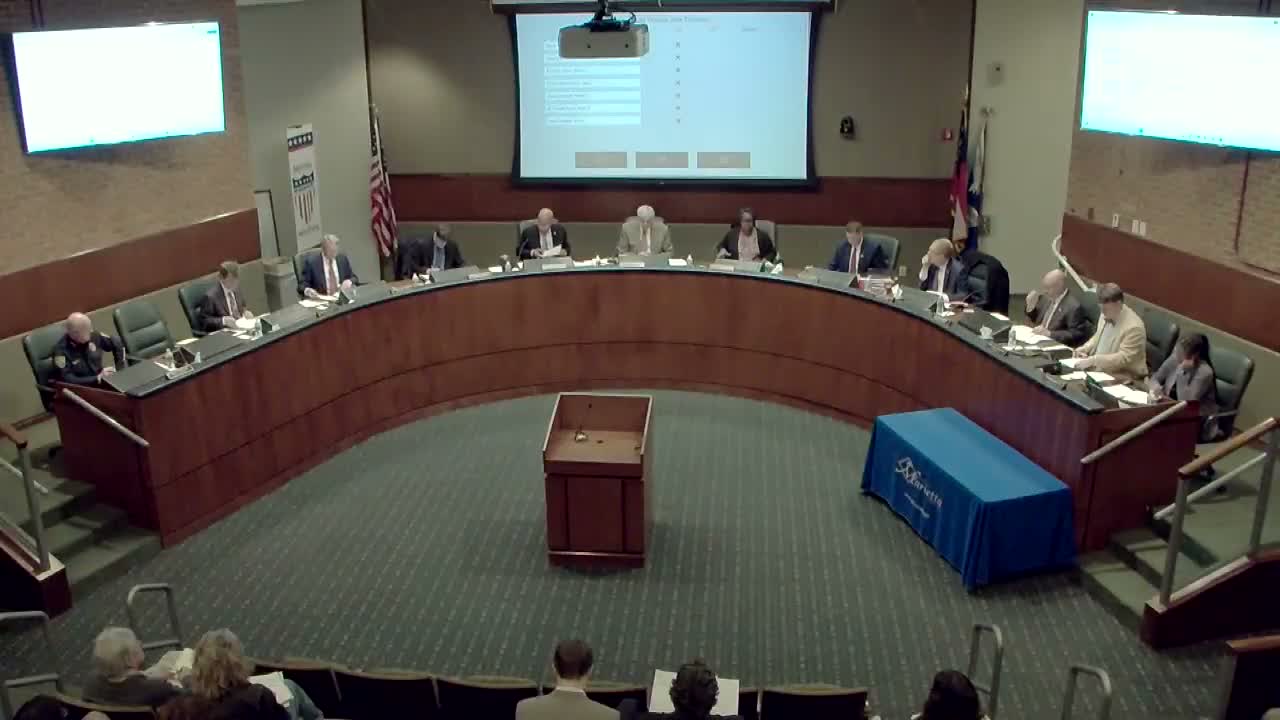 Marietta council signals intent to approve Powder Springs Road rezoning for 43-home subdivision, contingent on arbitration