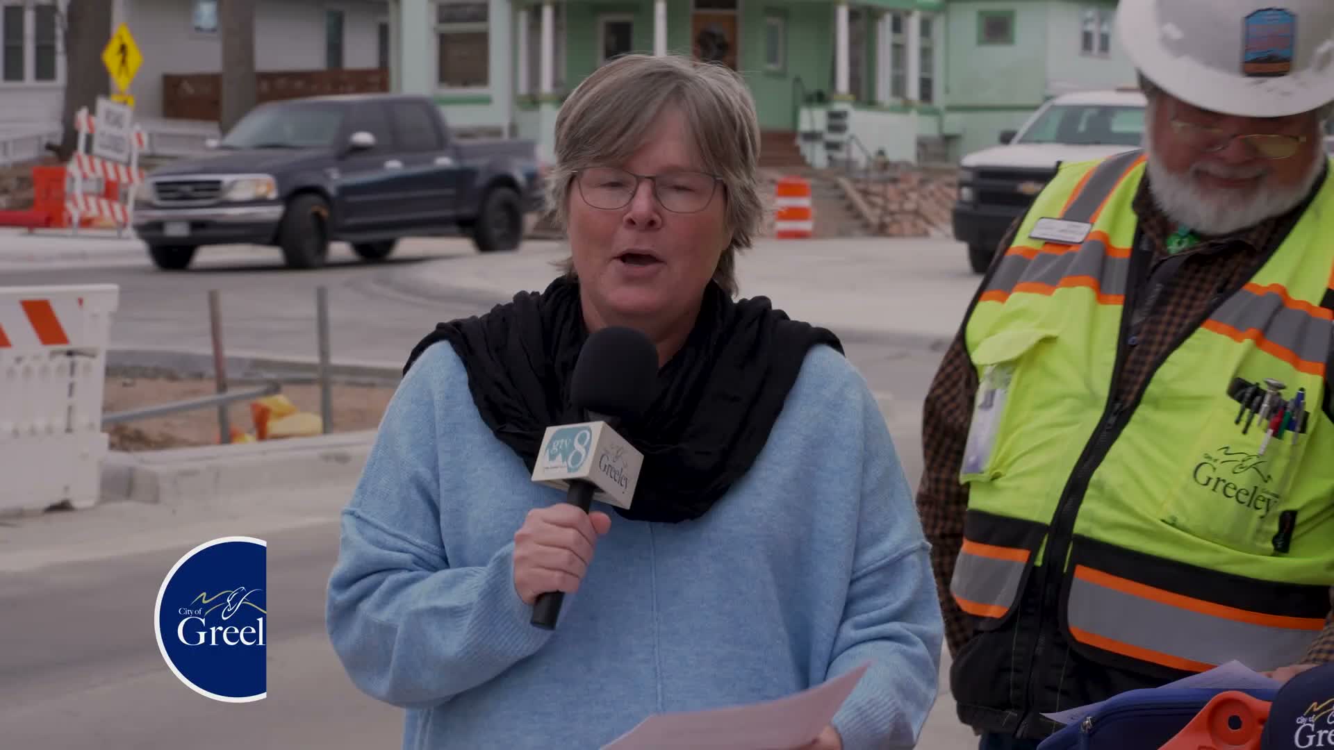 Greeley City opens 16th Street roundabouts; eastbound lane finished ahead of schedule