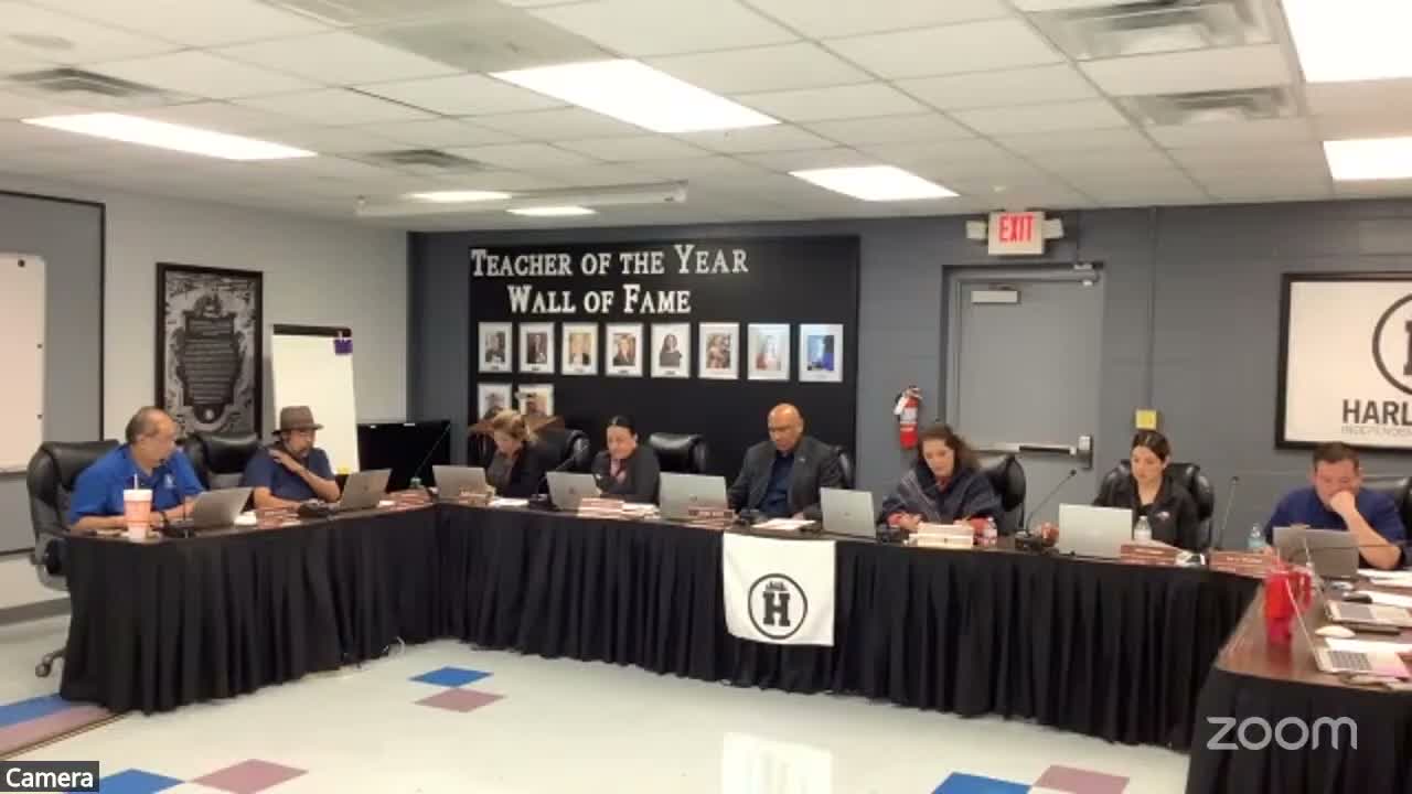 Harlandale ISD reviews annual purchasing cooperative fee report; staff says co-ops speed procurement and include vendor vetting