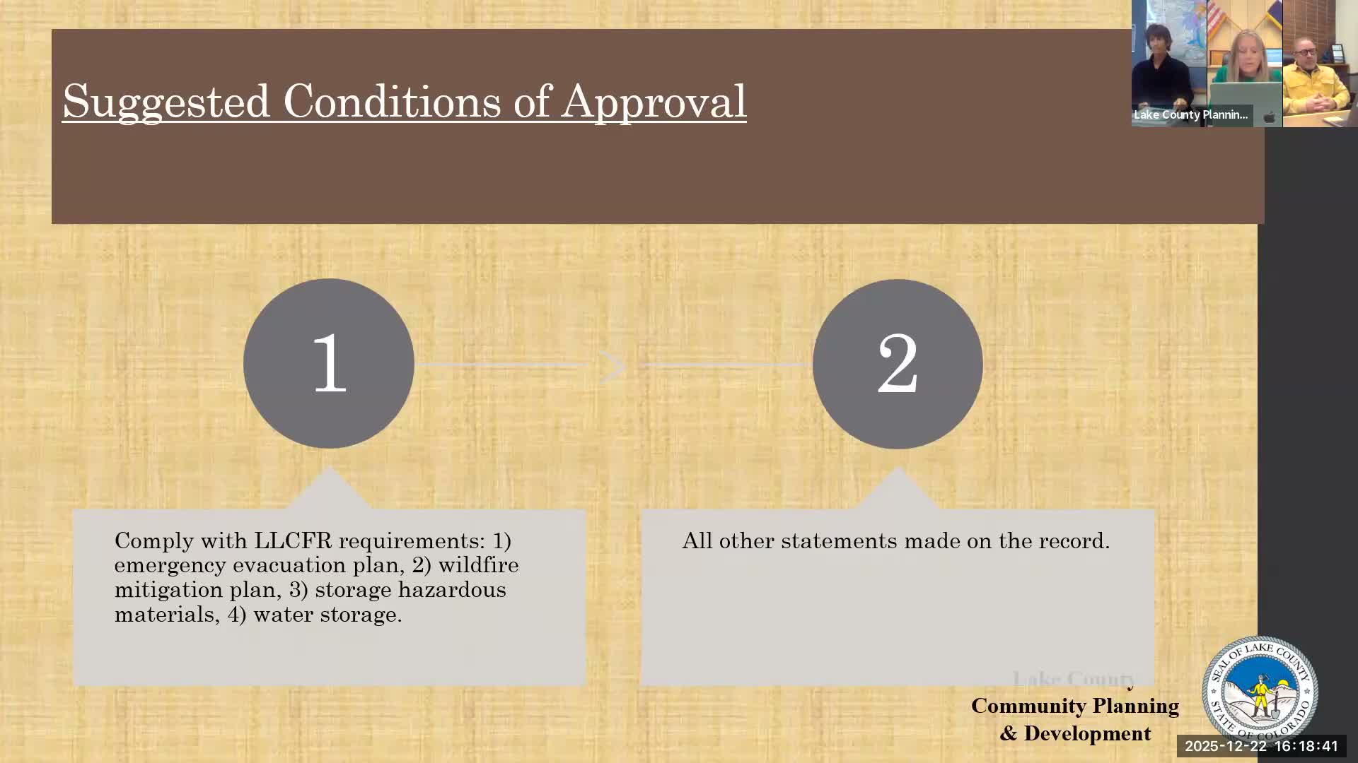 Planning commission backs Rose Hut and Peggy's Bunkhouse group camp with conditions; occupancy capped at 12