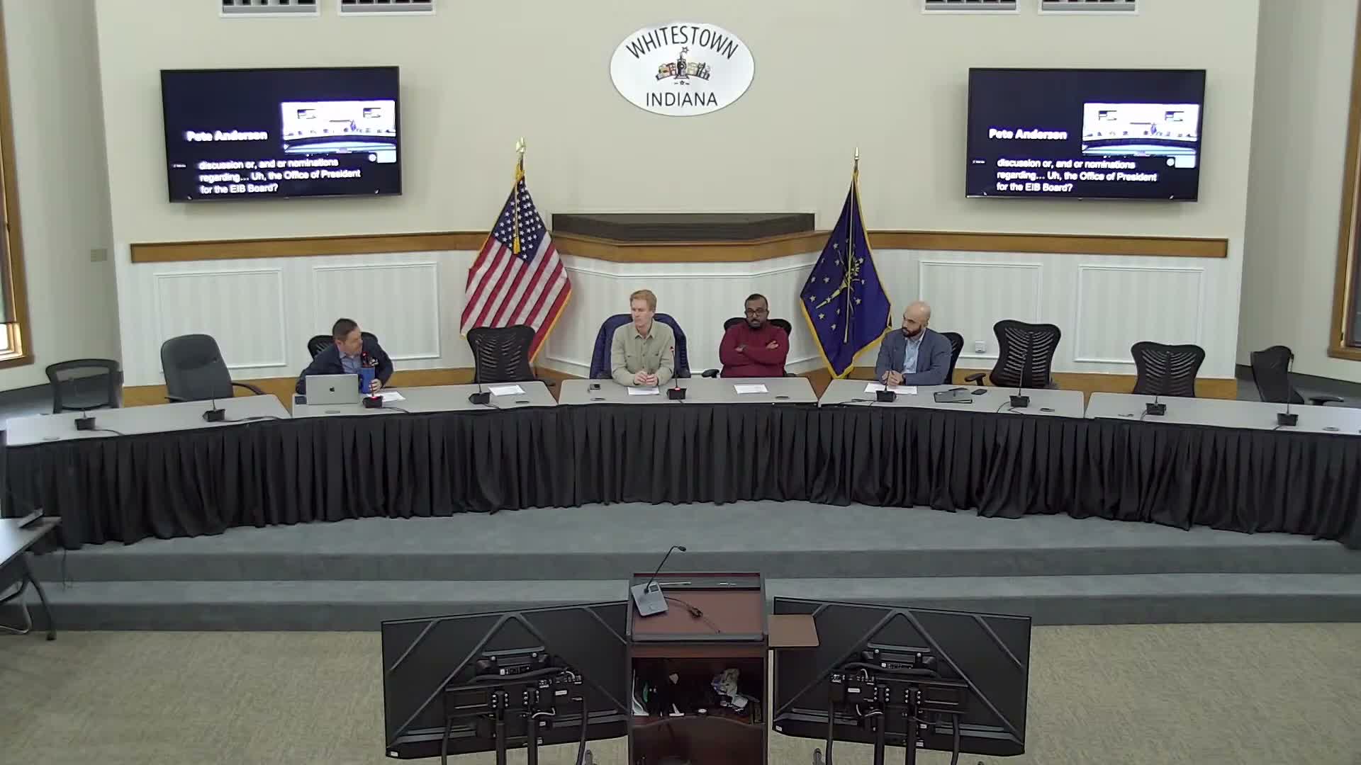 Economic Improvement Board elects 2026 officers, approves minutes and sets meeting dates