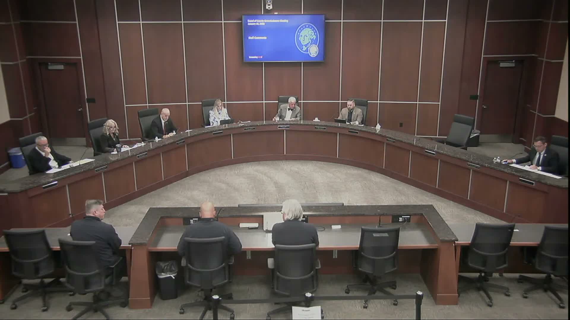 County highlights faster response from new South County ambulance and authorizes 18 firefighter hires